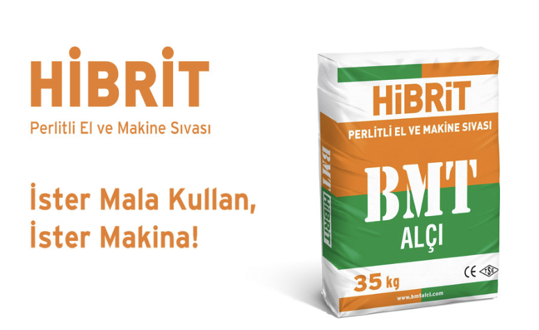 BMT HİBRİT PERLİTLİ VE MAKİNE SIVA ALÇISI 35KG