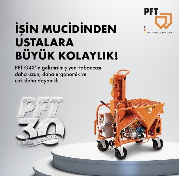 PFT G4X Yeni Nesil FU (5,5 KW) ALÇI MAKİNESİ