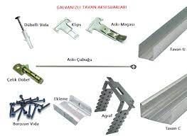 KNAUF ALÇIPAN  EKLEME  (TAVAN C EKLEME) 100 ADET