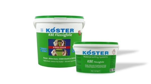 KÖSTER KBE Flüssigfolie Kauçuk - bitüm esaslı, UV dayanımlı su yalıtımı 5 KG