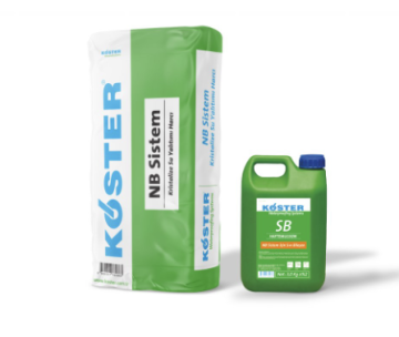 KÖSTER NB-SB SİSTEM TOZ VE SIVI BİLEŞEN 25 kg torba ve 3 kg bidon (SET halinde)