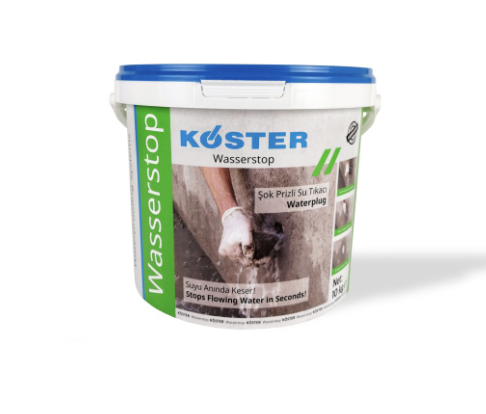 KÖSTER Wasserstop Ani Priz Alan Su Tıkaç Harcı 10 KG