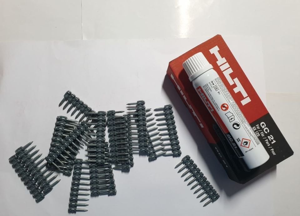 HİLTİ GX-120 27 mm ÇİVİ + GAZ TÜPÜ GC-22