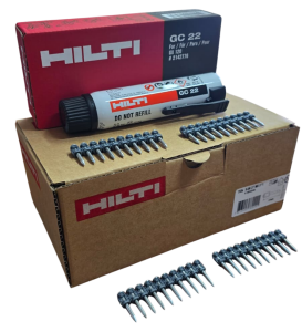 HİLTİ GC120 750'LİK 27 mm ÇİVİ+ GC22 GAZ