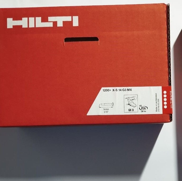 HİLTİ GX3 14 MM ÇİVİ 1200 ADET + GAZ TÜPÜ GC42