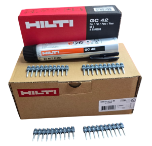 HİLTİ GX3 27 MM ÇİVİ 1200 ADET + GAZ TÜPÜ GC42