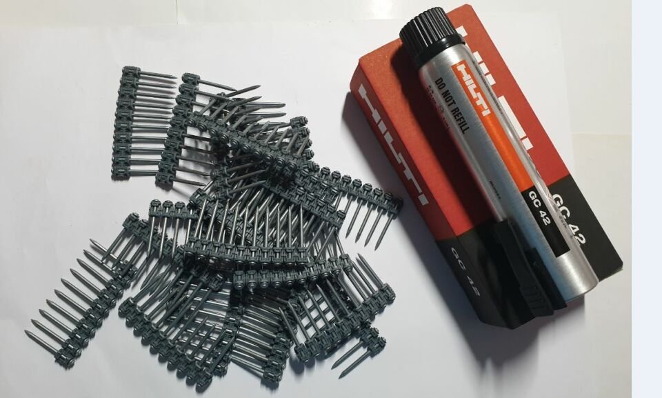HİLTİ GX3 39 MM ÇİVİ 1200 ADET + GAZ TÜPÜ GC 42