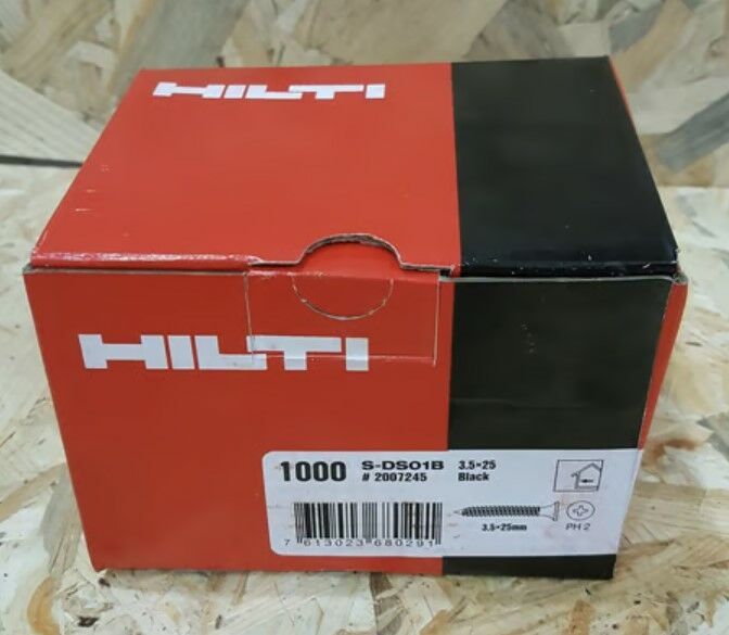 HİLTİ S-DS01B SİVRİ VE MATKAP UÇLU ALÇIPAN VİDALARI