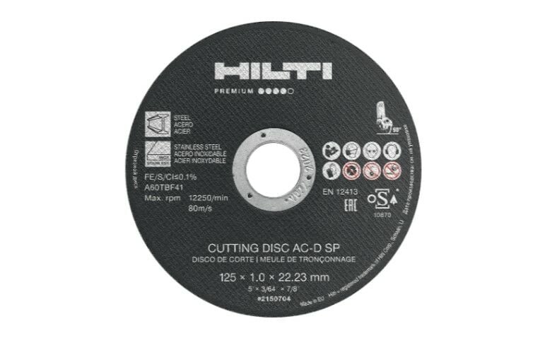 HILTI METAL KESİCİ SPİRAL AĞIZI KESME TAŞI AC-D SP 115*10 (25 ADET )