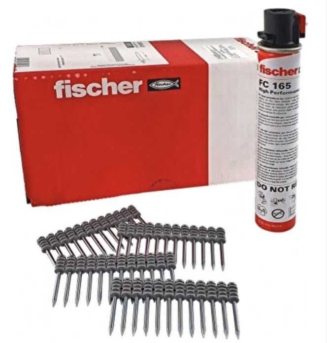 FİSCHER DFN 25 NP ÇİVİ + FC 165 GAZ TÜPÜ