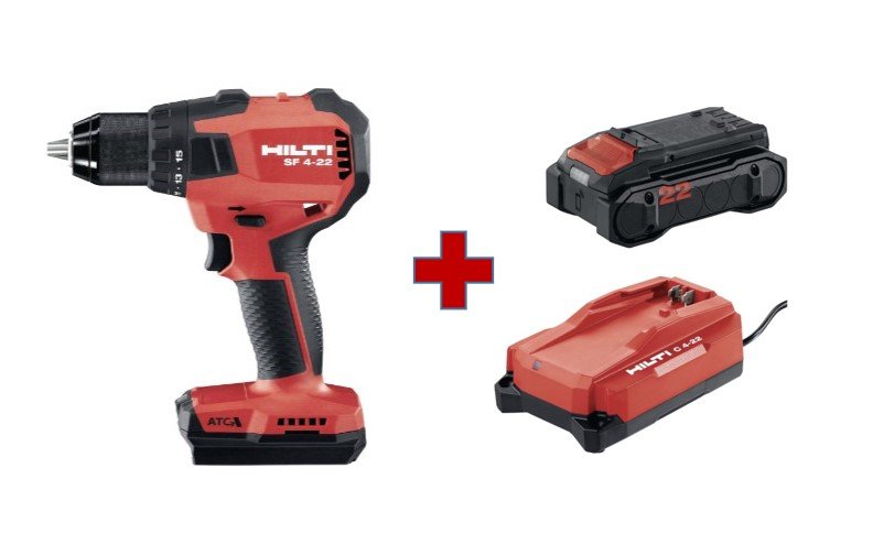 HİLTİ NURON SF 4-22 AKÜLÜ DELME/VİDALAMA MAKİNESİ  (Set)