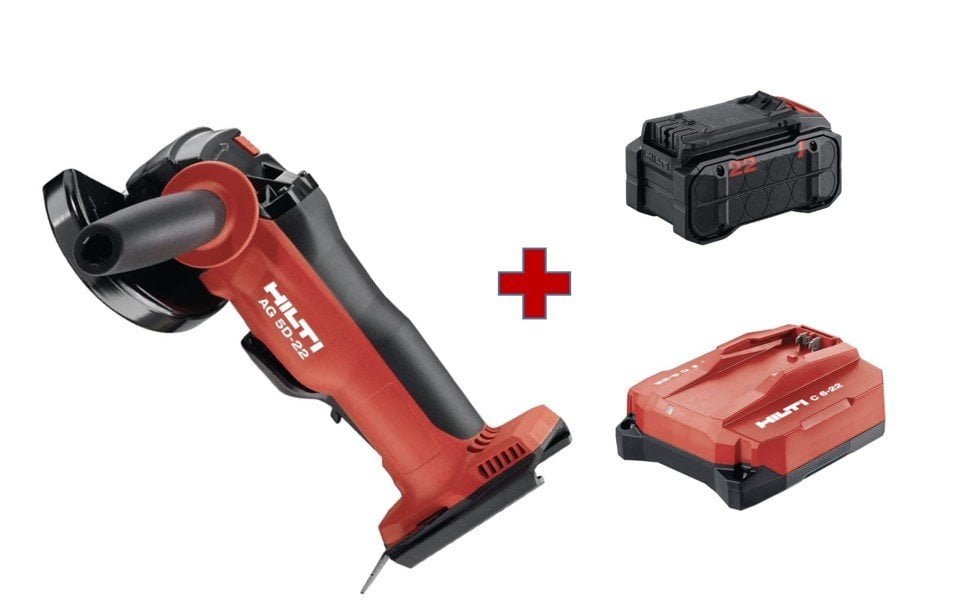 HİLTİ NURON AKÜLÜ AVUÇ TAŞLAMA AG 5 D -22 -125 (Set)