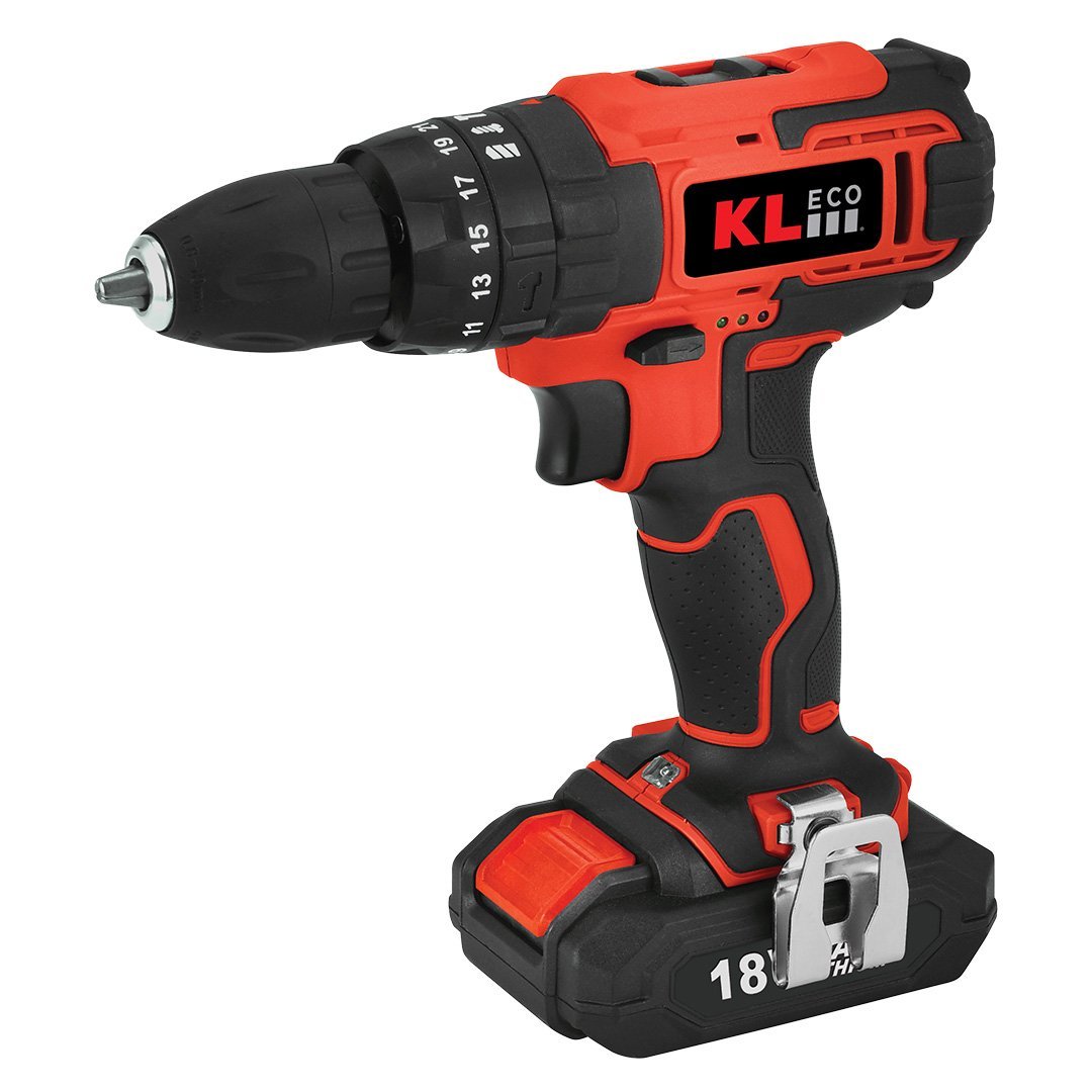 KL ECO  ŞARJLI TEK AKÜLÜ DARBELİ VİDALAMA / MATKAP (KE18DM-15)