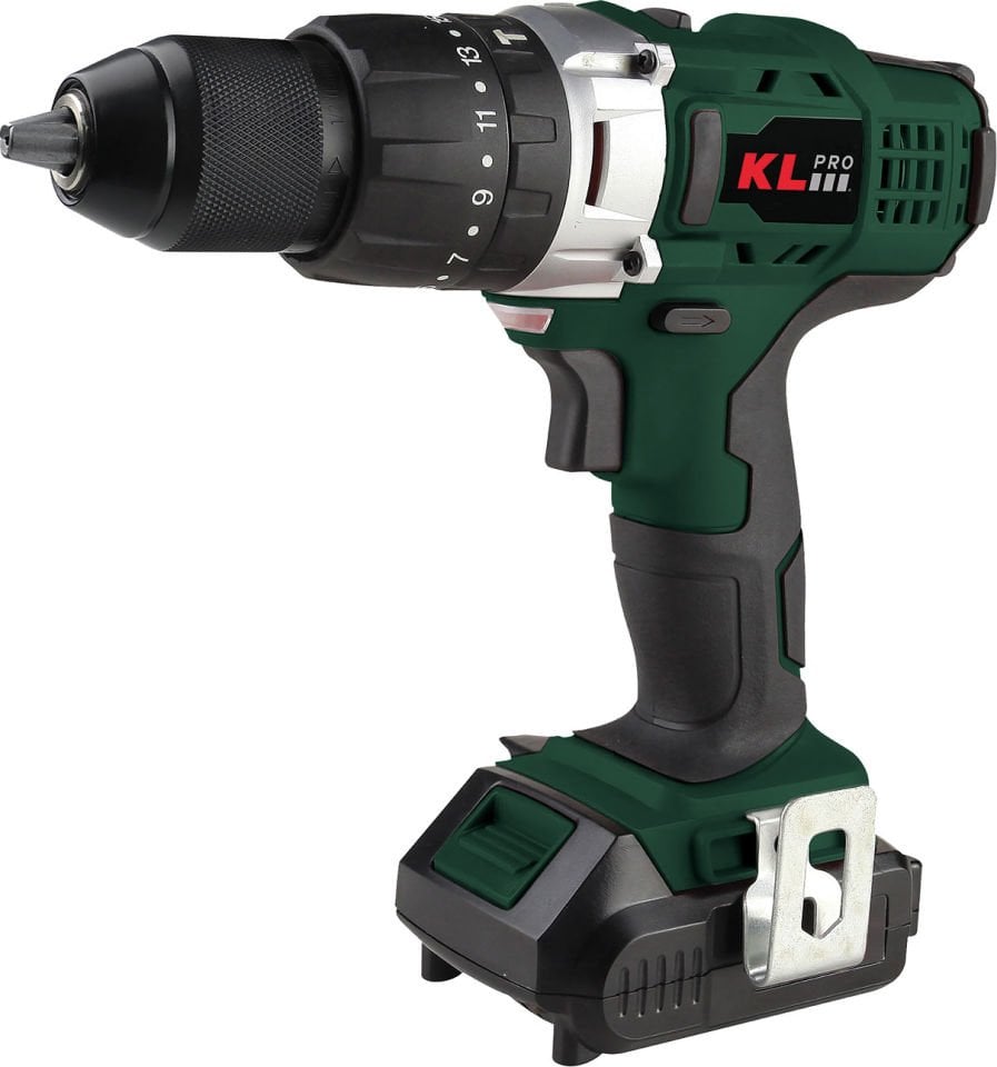KLPRO 18VOLT/2.0AH Lİ-İON ÇİFT AKÜLÜ PROFESYONEL DARBELİ MATKAP ( KLDM18-20)