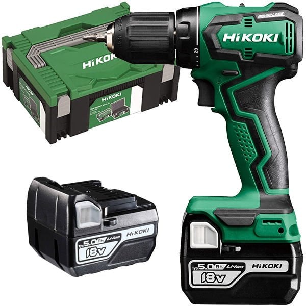 Hikoki DV18DD 18V 5.0 Ah 55 Nm Akülü Darbeli Vidalama Matkap