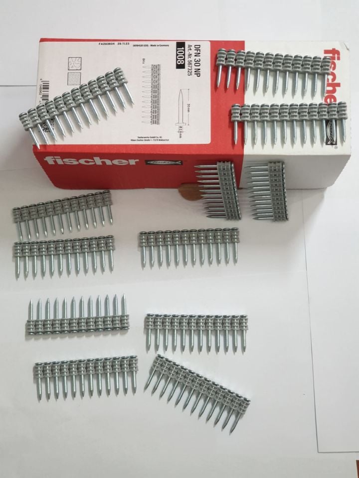 FİSCHER DFN 30 NP 1008 ADET ÇİVİ + FC 165 GAZ TÜPÜ