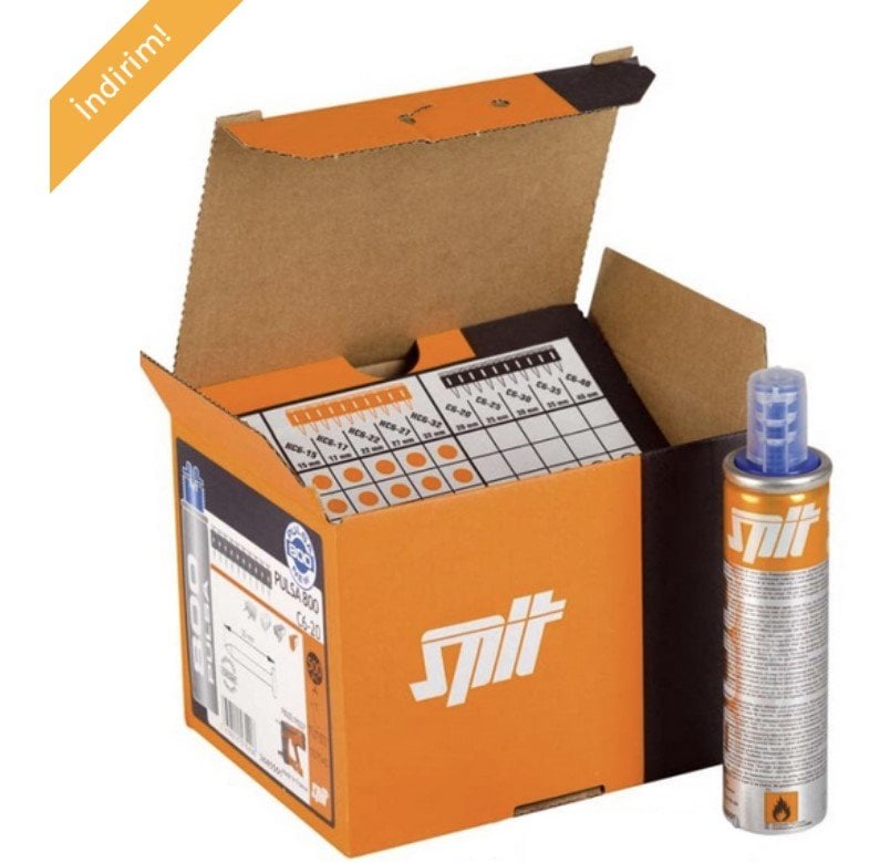SPIT C6 30 mm ÇİVİ + P40 GAZ TÜPÜ /500AD