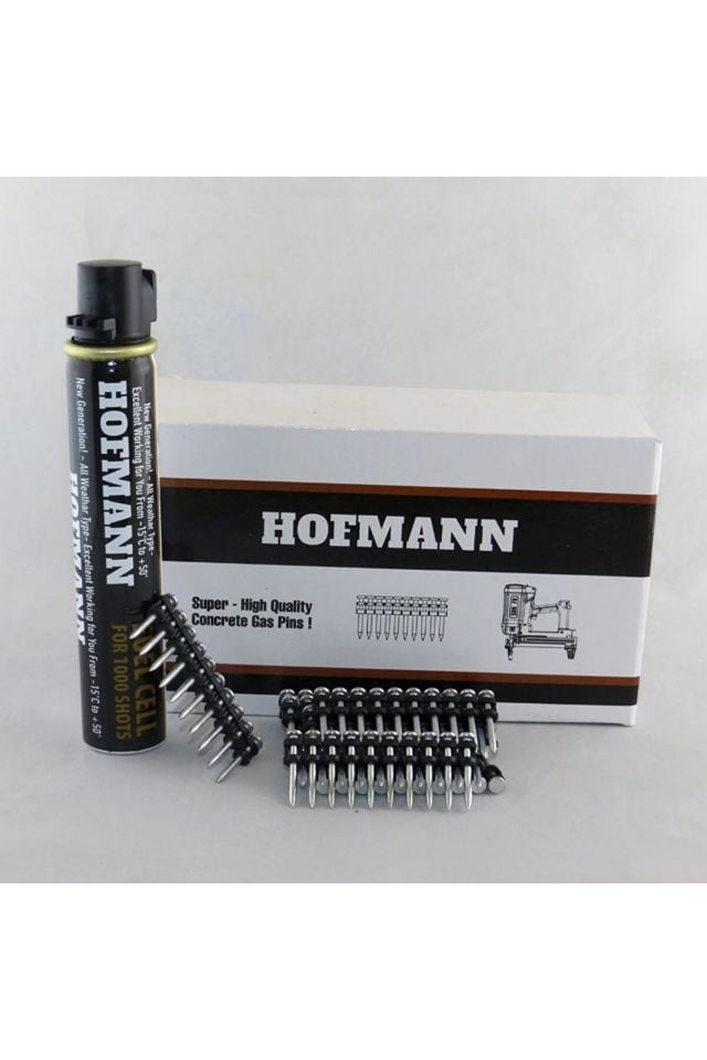 HOFMANN 27 mx TABANCA ÇİVİSİ 1000Ad.+ 150 mm hofmann GAZ Tüpü