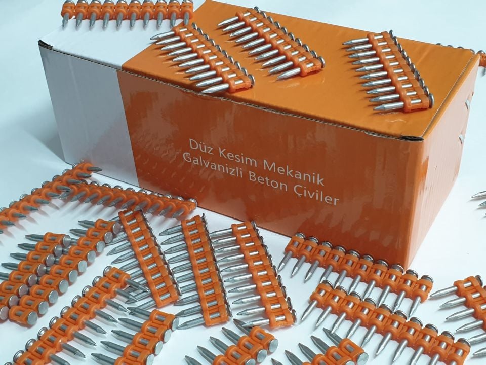 DÜZ KESİM MEKANİK GALVENİZLİ TABANCA ÇİVİSİ 24 MM