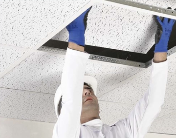 KNAUF KAROLAM TAVAN 60X60 KIRÇILLI DESEN
