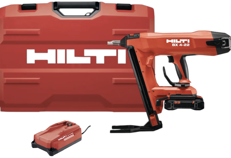 HILTİ  BX 4-22 AKÜLÜ BETON ÇİVİ ÇAKMA TABANCASI  + B 22-85 BATARYA + C 6-22 ŞARJ CİHAZI