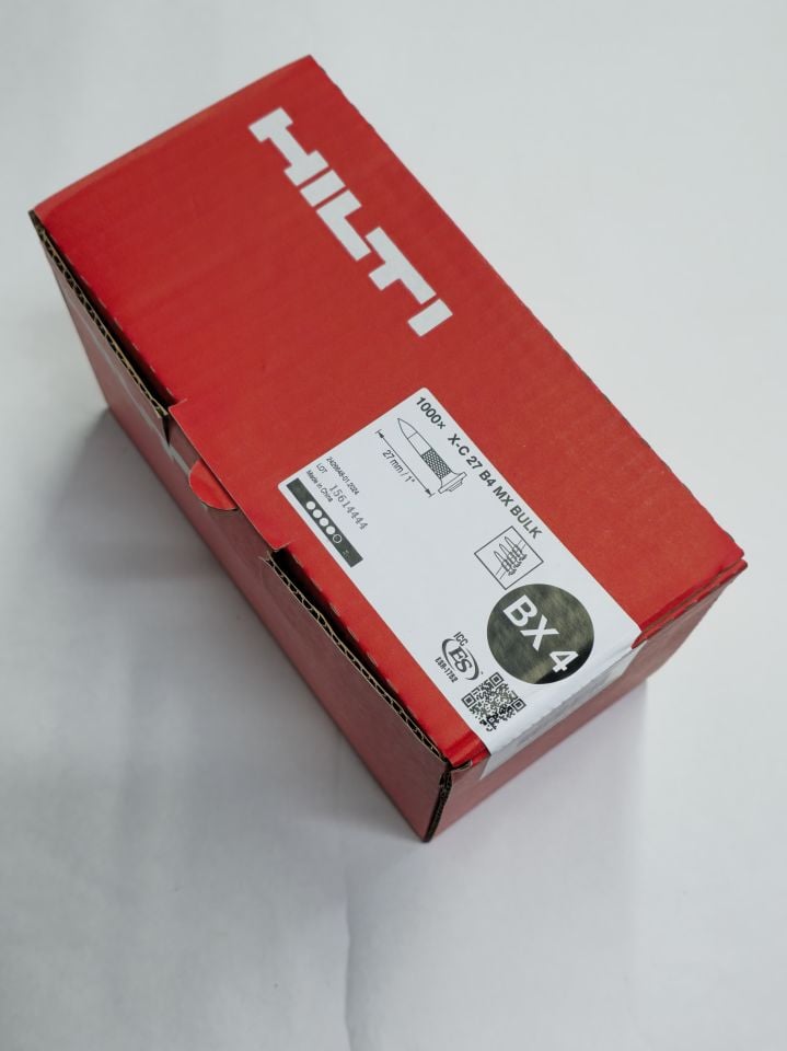 HİLTİ BX4 UYUMLU X-C 27 B4 MX BULK Beton çivileri (şeritli) 27 mm (1000 Adet)