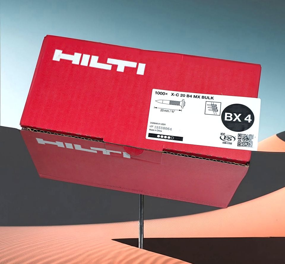 HİLTİ BX4 UYUMLU X-C 20 B4 MX BULK Beton çivileri (şeritli) 20 mm (1000 Adet)