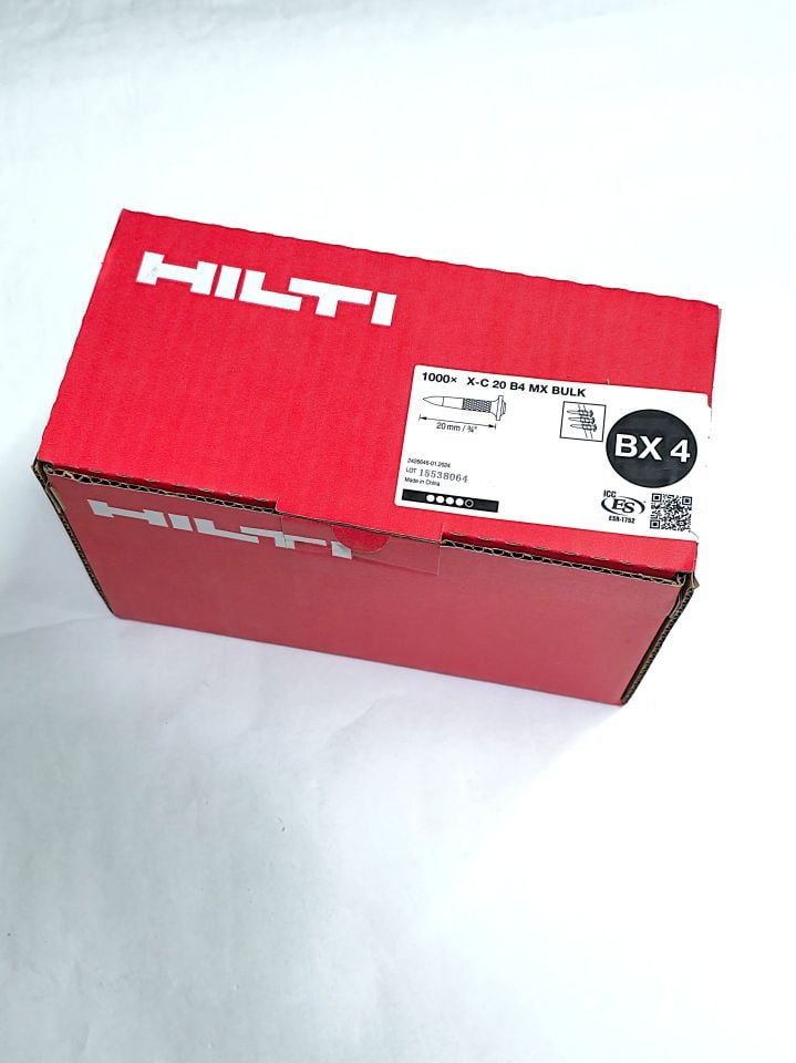 HİLTİ X-C 20 mm BETON ÇİVİSİ (BX4 UYUMLU) (1000 Adet)