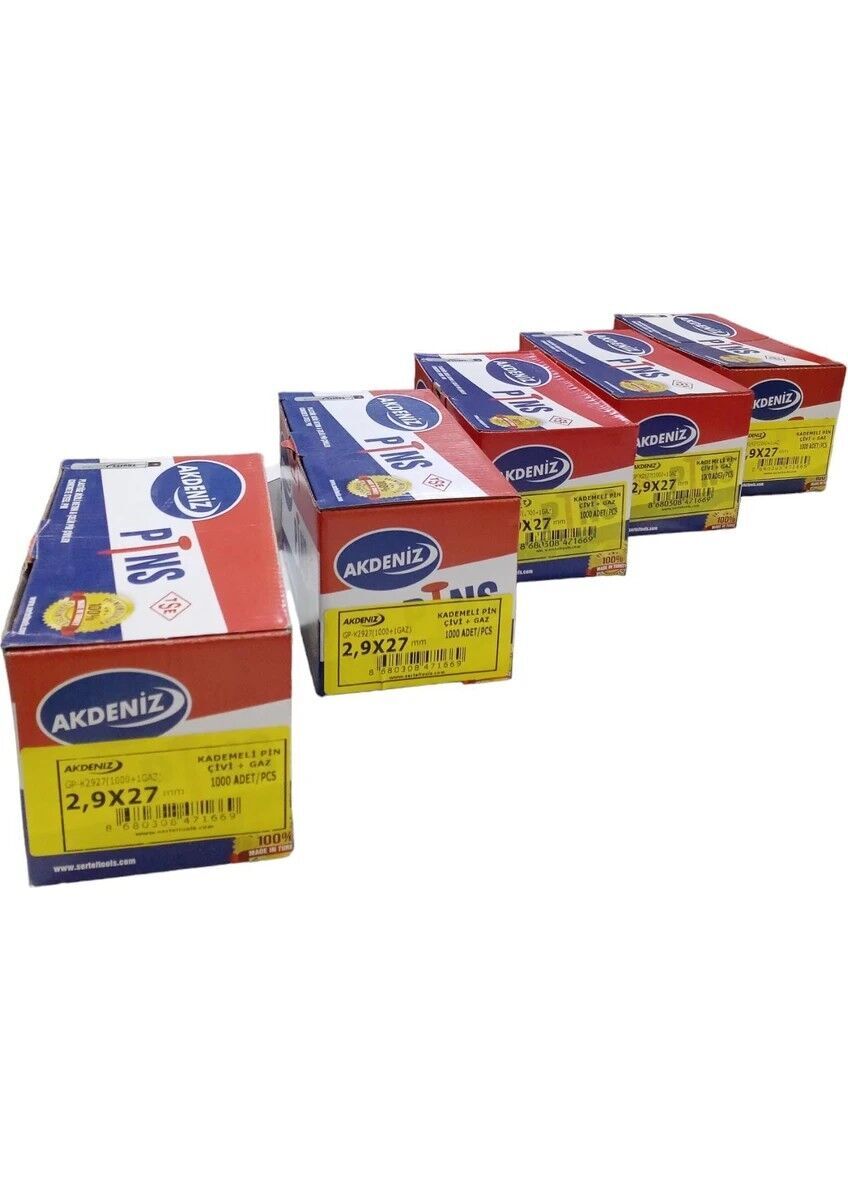 AKDENİZ PTNS 2.9X27mm ÇİVİ+GAZ (1 KOLİ)