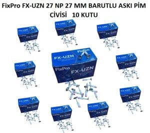 FİXPRO FX-UZN BARUTLU O TİPİ ASKI PİM ÇİVİSİ 1 KOLİ