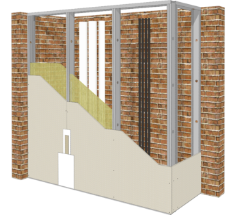 KNAUF DUVAR U-75 Profil (TSE) 75 / 32 / 0,50mm Profect smp