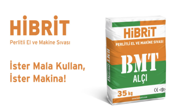 BMT HİBRİT PERLİTLİ VE MAKİNE SIVA ALÇISI 35KG
