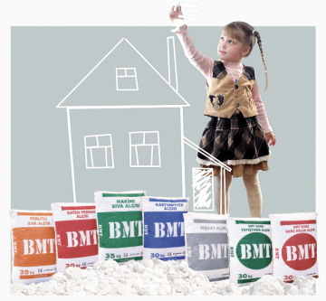 BMT HİBRİT PERLİTLİ VE MAKİNE SIVA ALÇISI 35KG