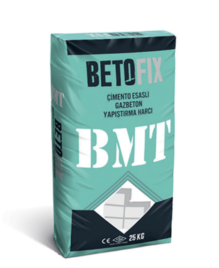 BMT ÇİMENTO ESASLI GAZ BETON YAPIŞTIRMA HARCI BETOFIX (TSEN998-2)