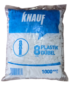 KNAUF PLASTİK DUBEL M8 (1000) ADET